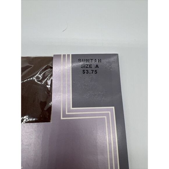Vintage Gloria Vanderbilt Day Sheer Pantyhose Size C Coffee 100% Nylon - Picture 3 of 8